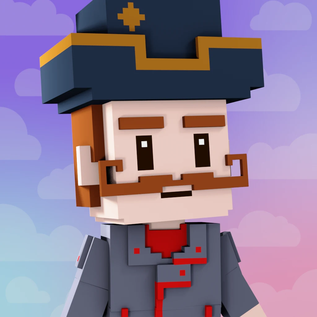 Pirate #5076 voxel render