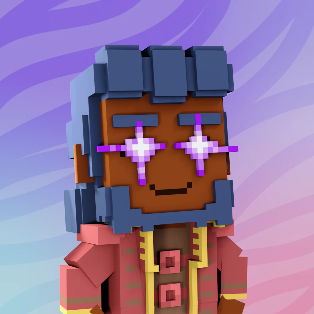 Pirate #508 voxel render
