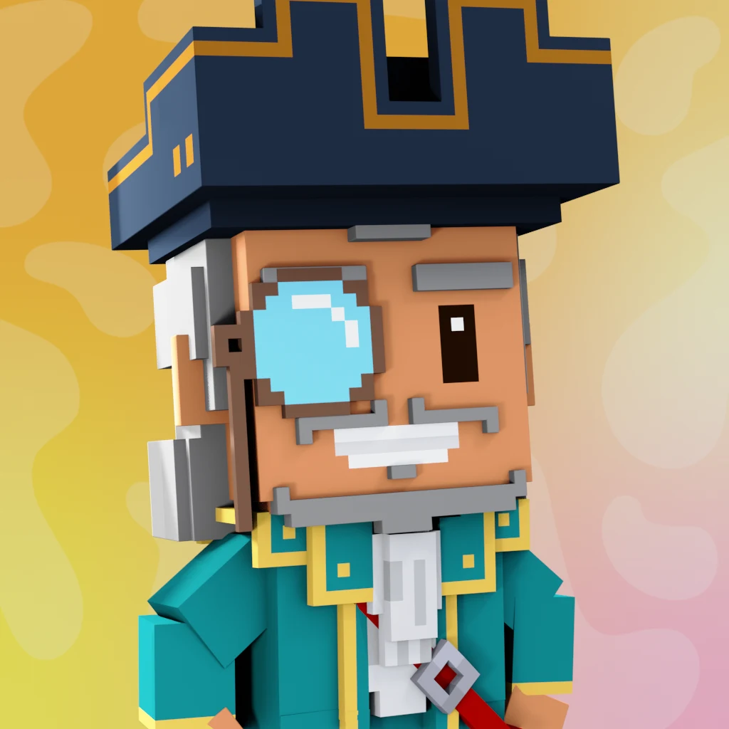 Pirate #5080 voxel render