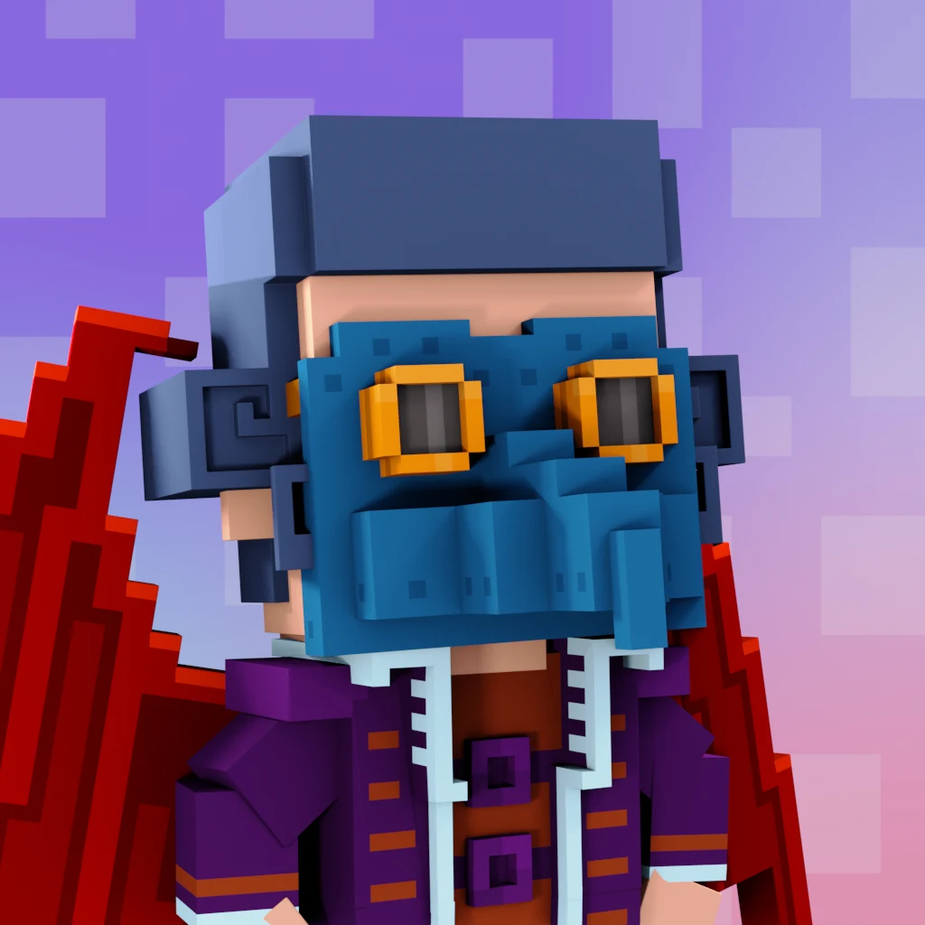 Pirate #5081 voxel render