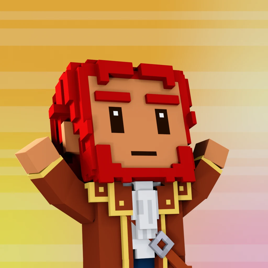 Pirate #5084 voxel render