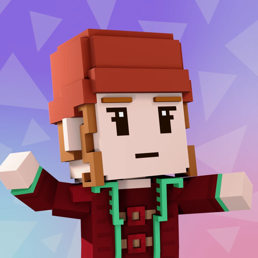 Pirate #5087 voxel render