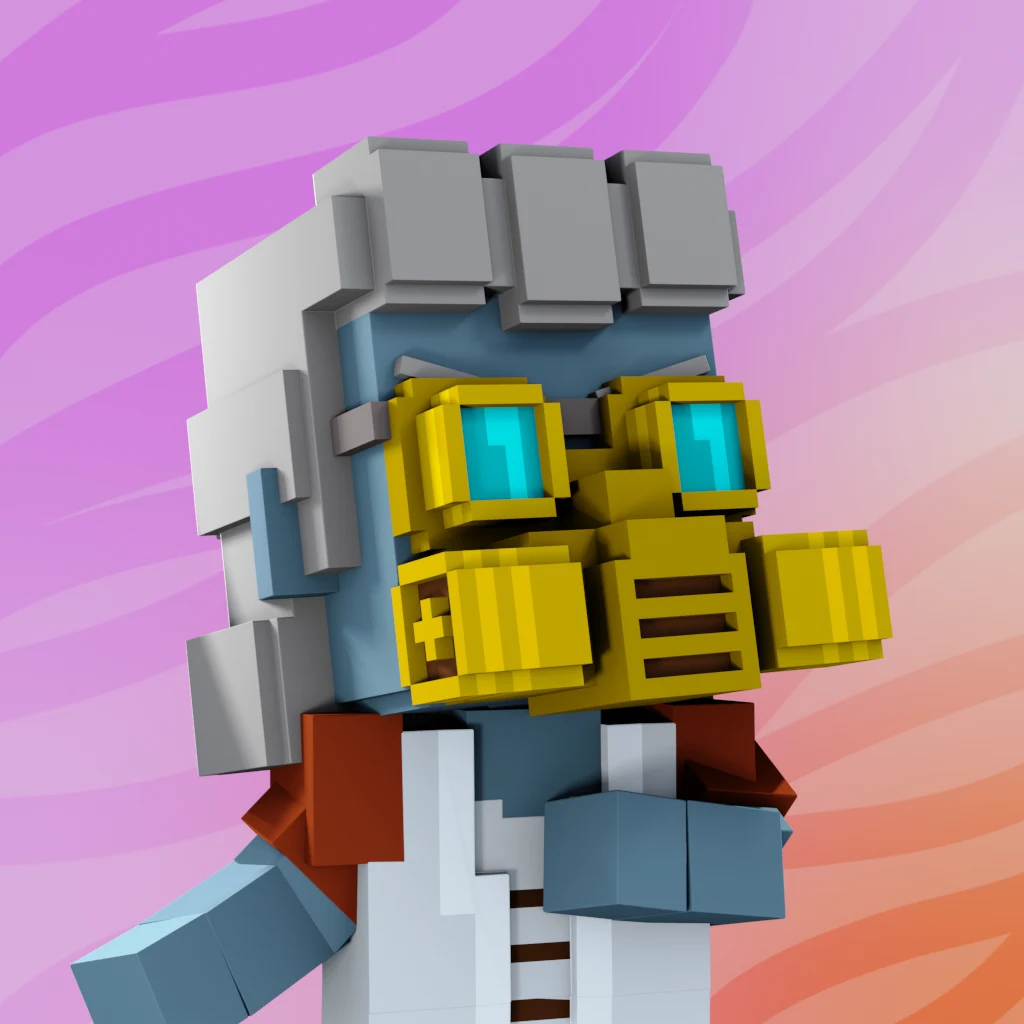 Pirate #5088 voxel render