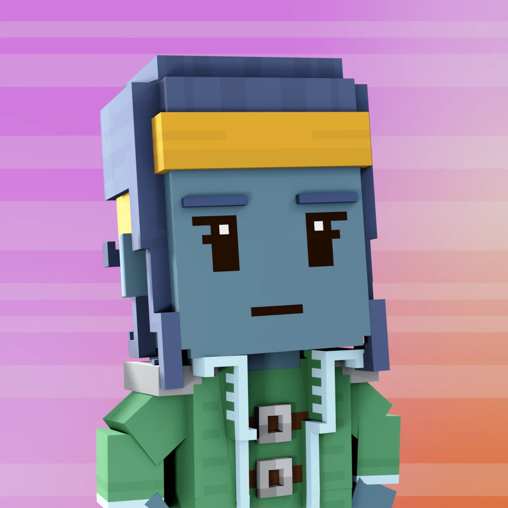 Pirate #5092 voxel render