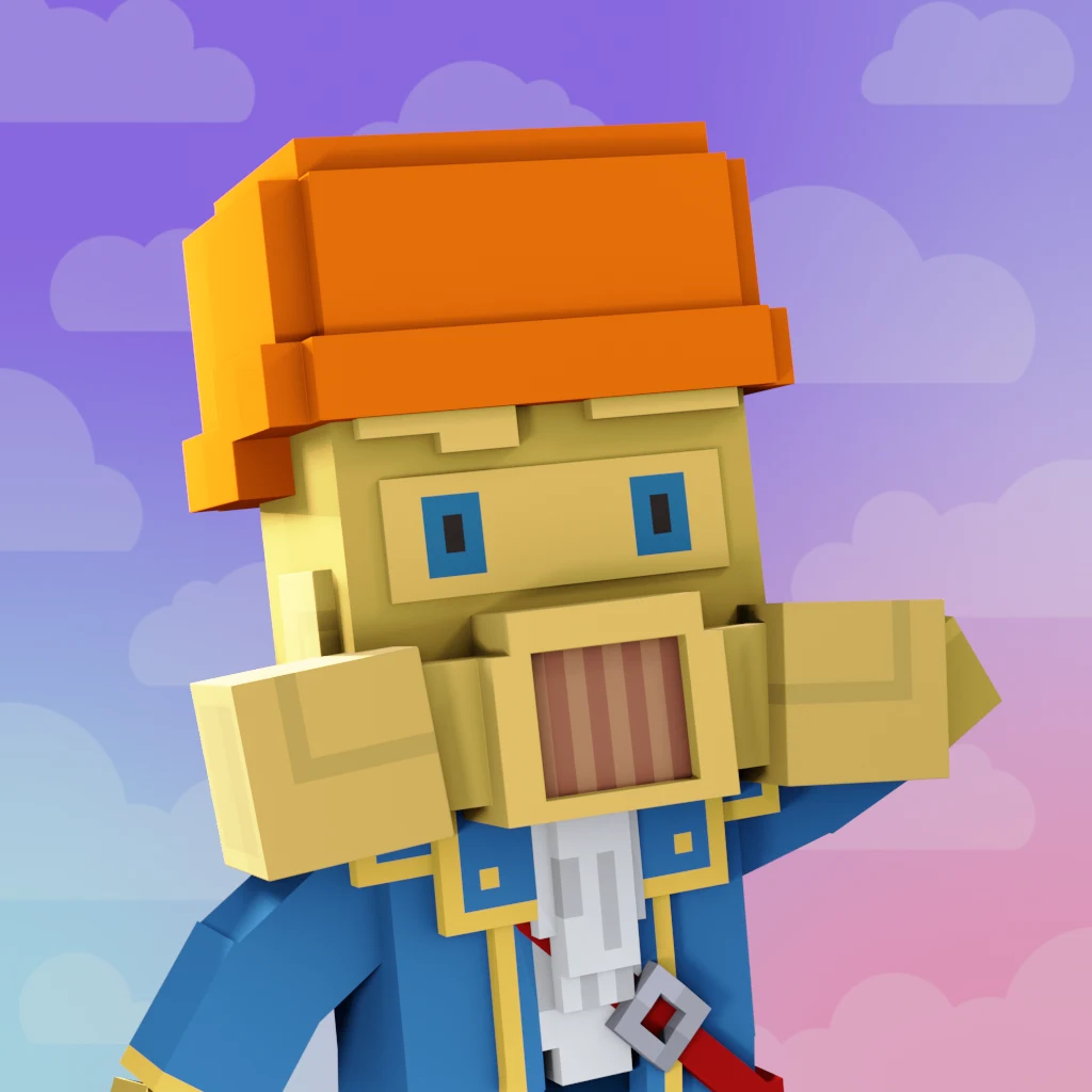 Pirate #5095 voxel render