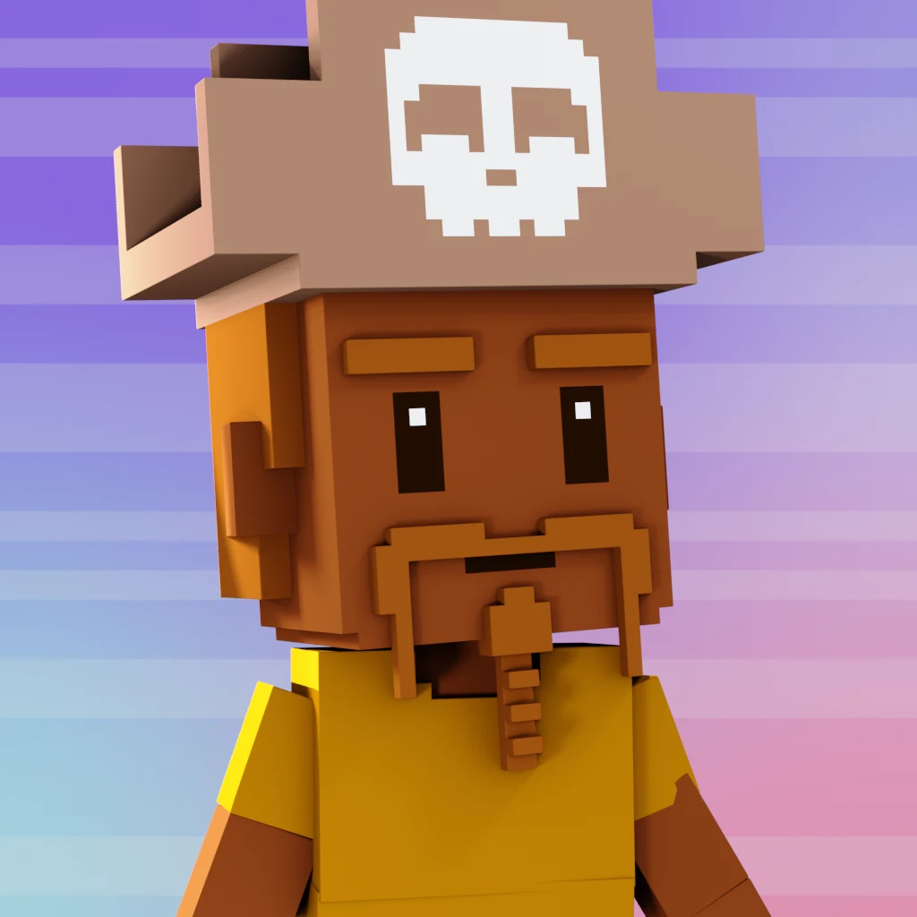 Pirate #5097 voxel render