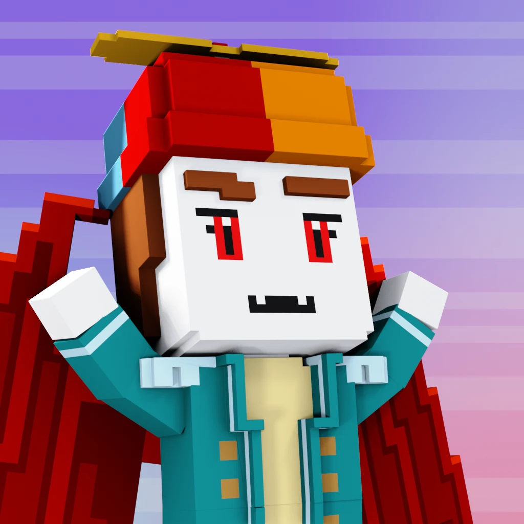 Pirate #5098 voxel render
