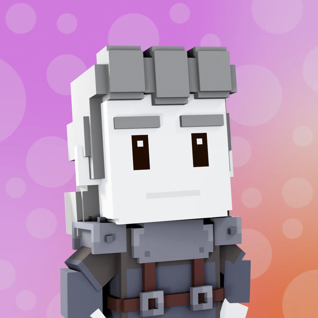 Pirate #5099 voxel render