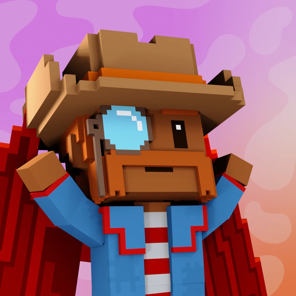 Pirate #5100 voxel render