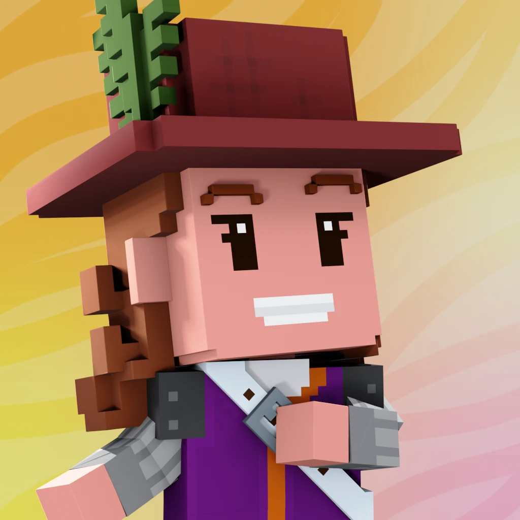Pirate #5103 voxel render