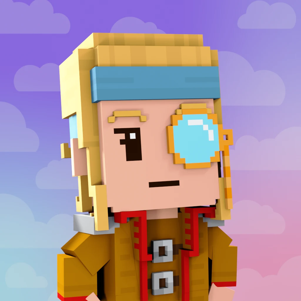Pirate #5105 voxel render