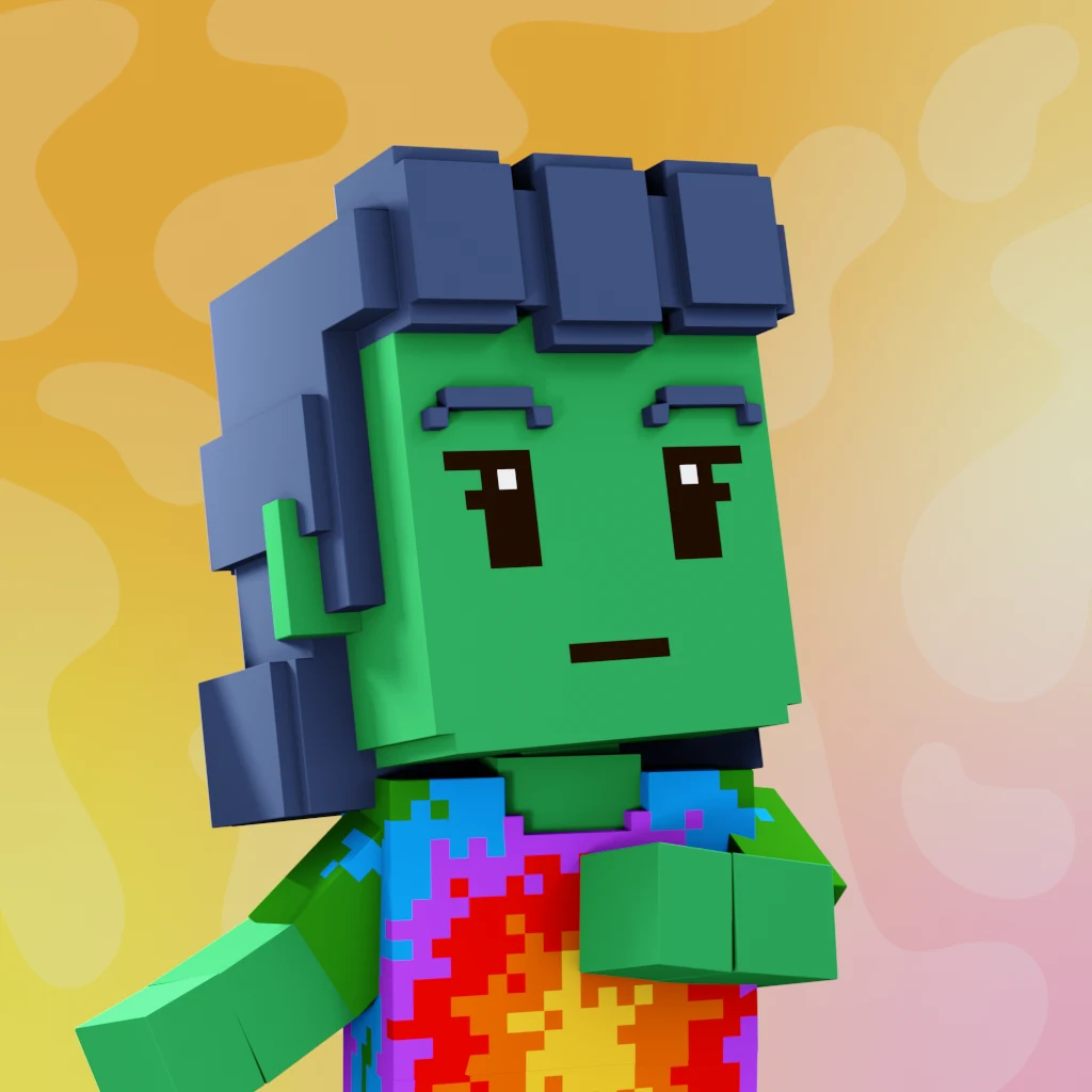 Pirate #5106 voxel render