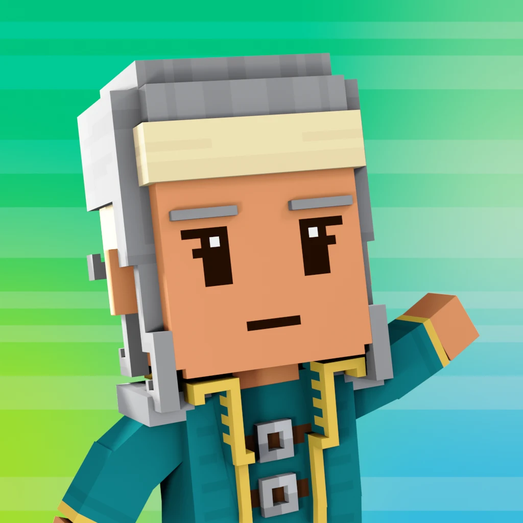Pirate #5108 voxel render