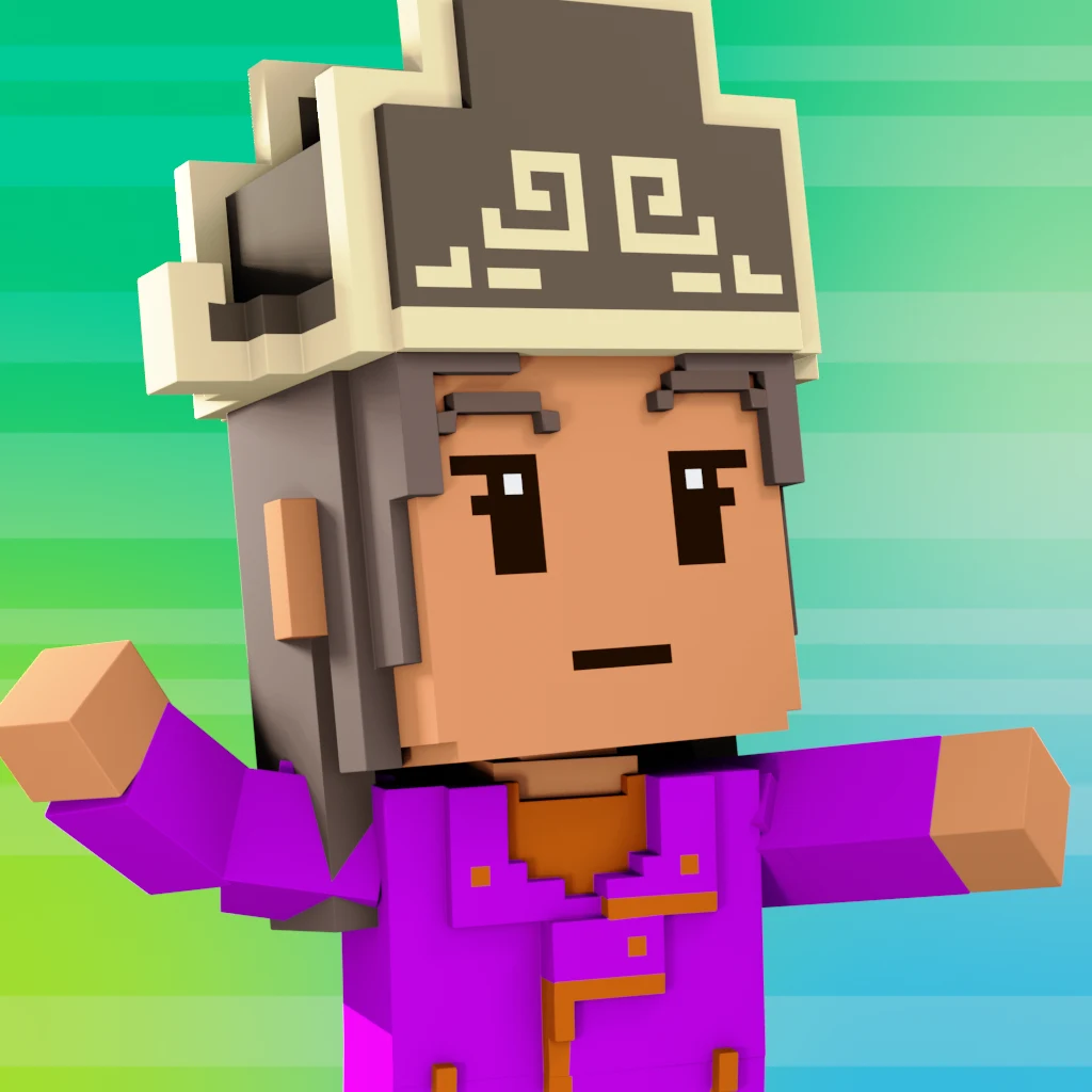 Pirate #5112 voxel render