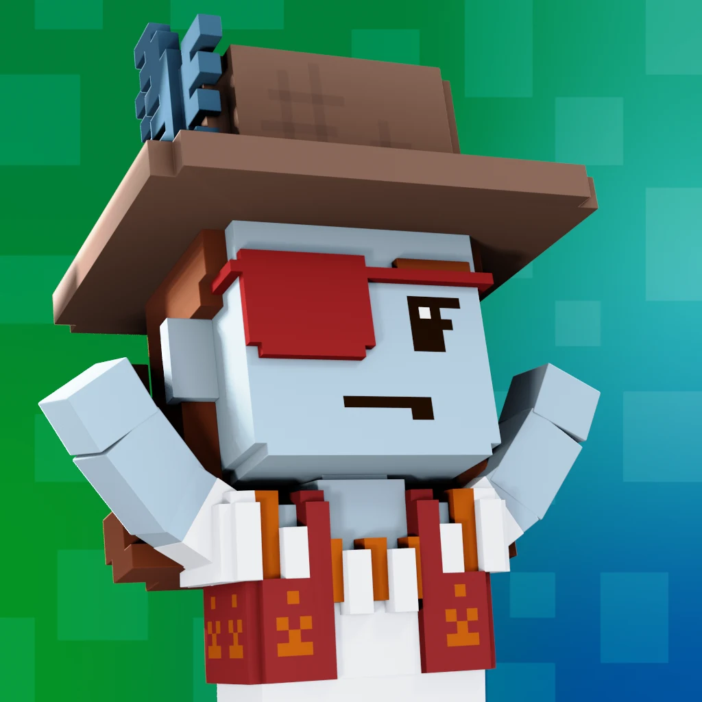 Pirate #5115 voxel render