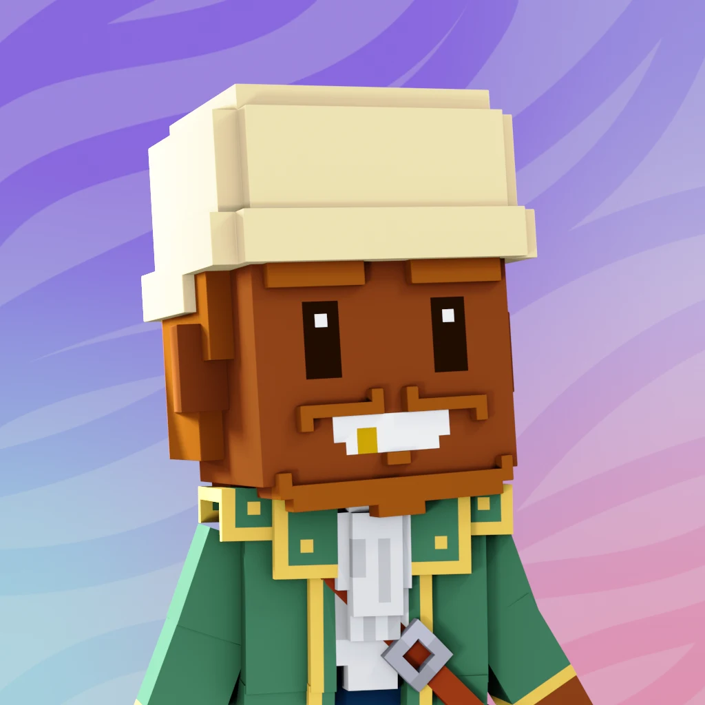 Pirate #5116 voxel render