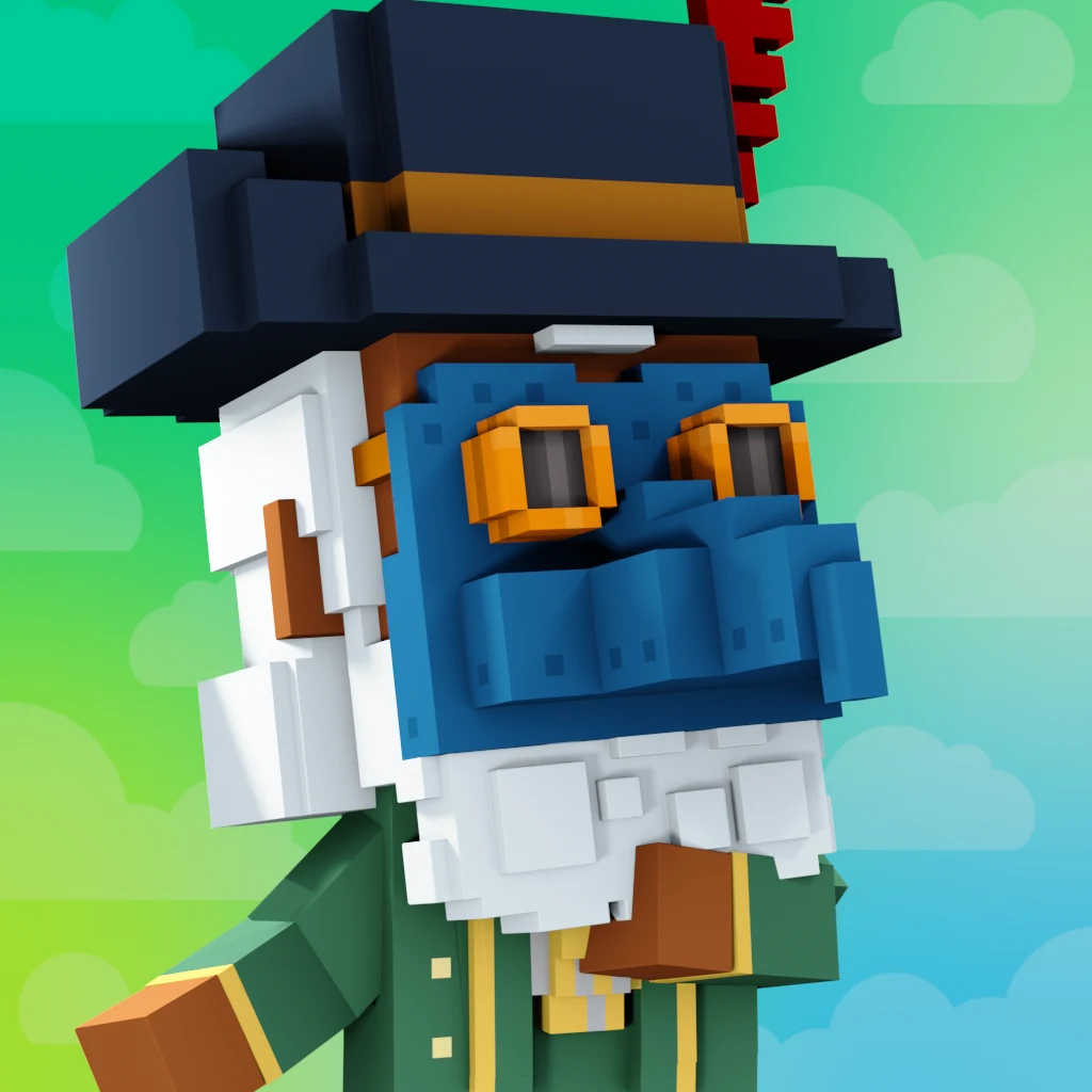 Pirate #512 voxel render