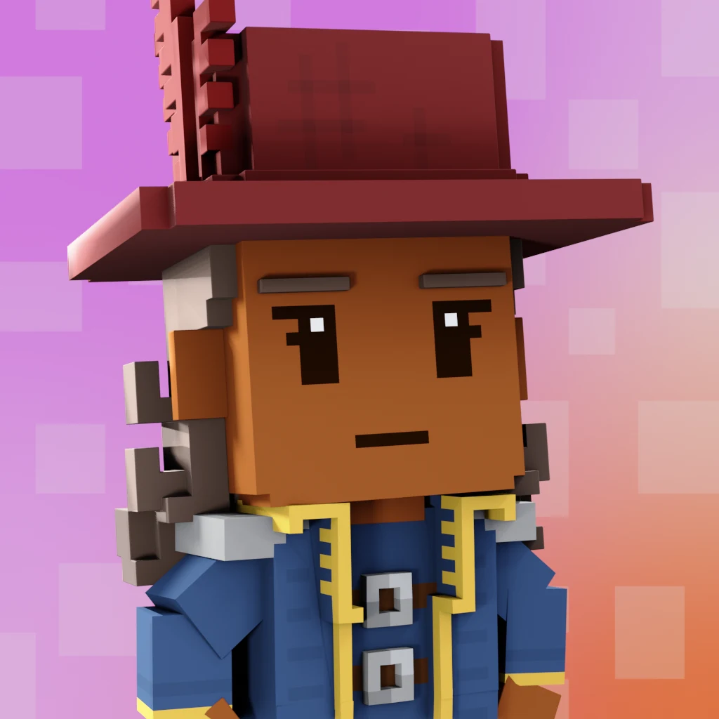 Pirate #5122 voxel render