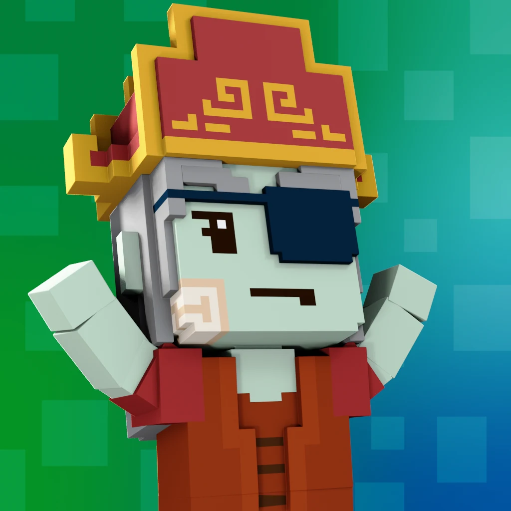 Pirate #5123 voxel render