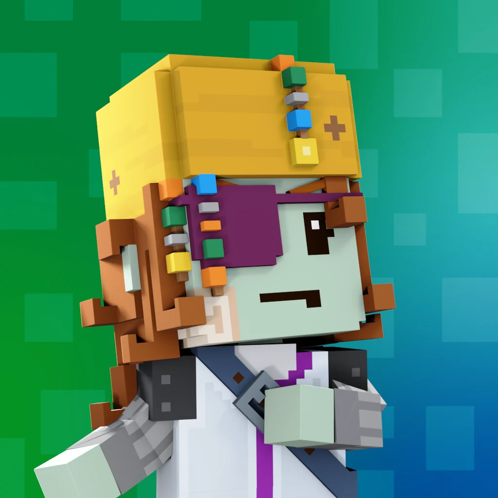 Pirate #5124 voxel render