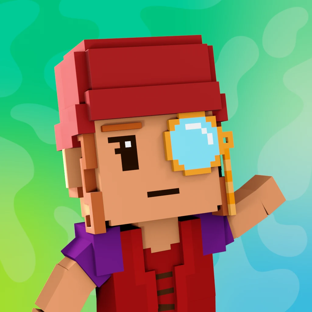 Pirate #5125 voxel render