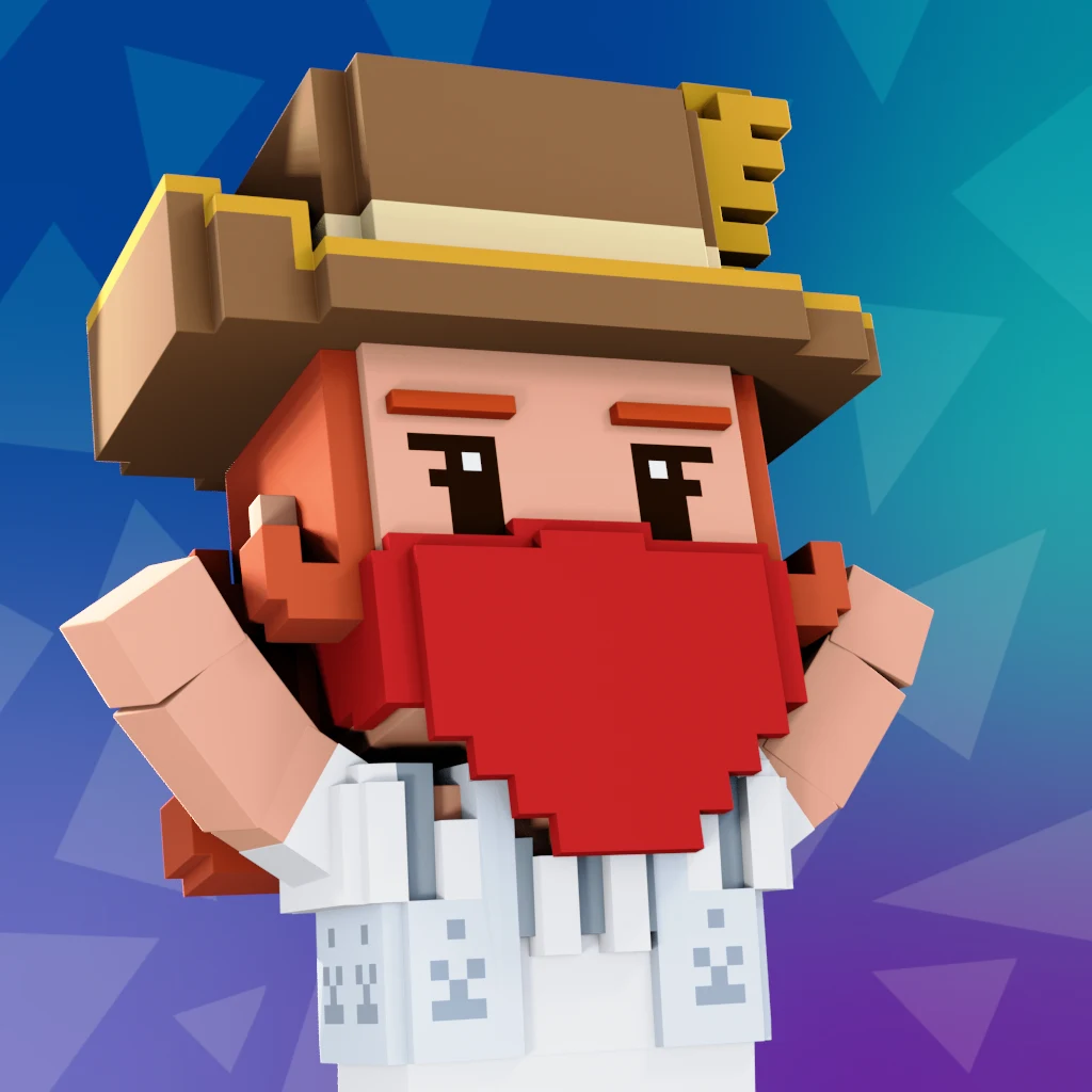 Pirate #5128 voxel render