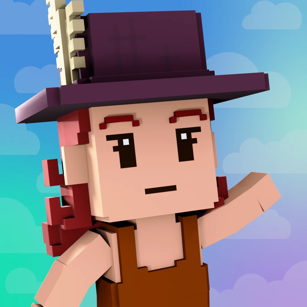 Pirate #5132 voxel render