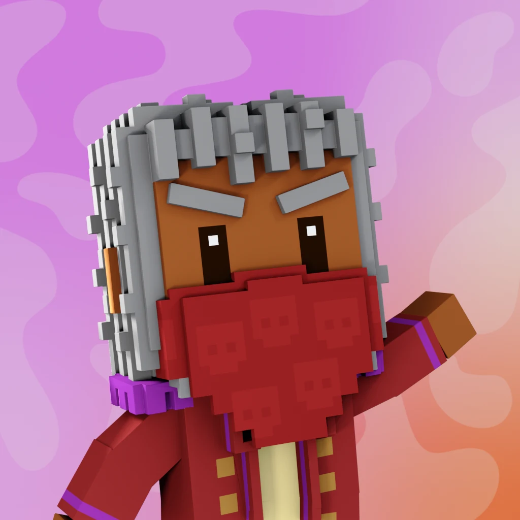 Pirate #5133 voxel render