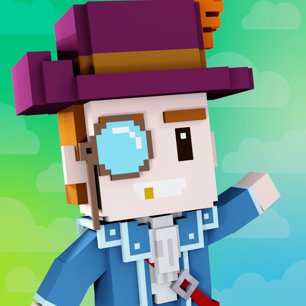 Pirate #5135 voxel render