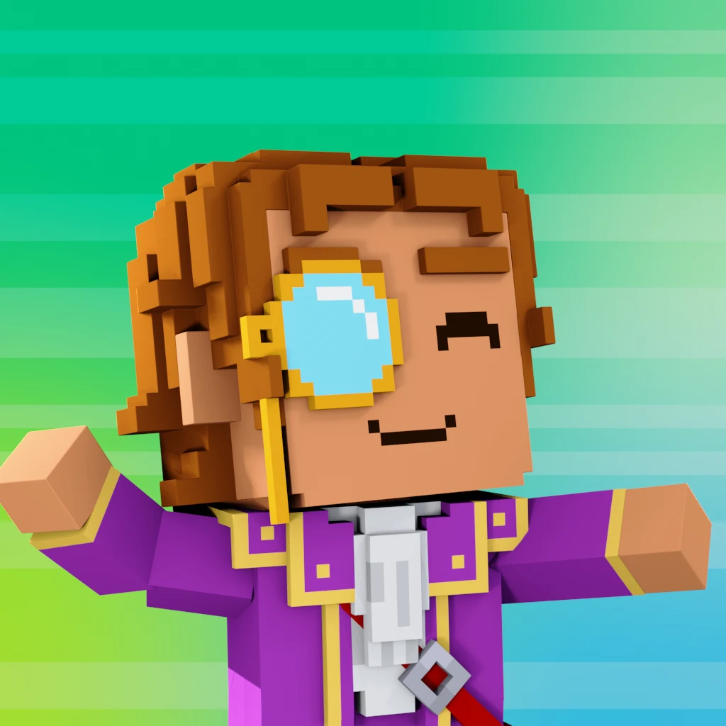 Pirate #5136 voxel render