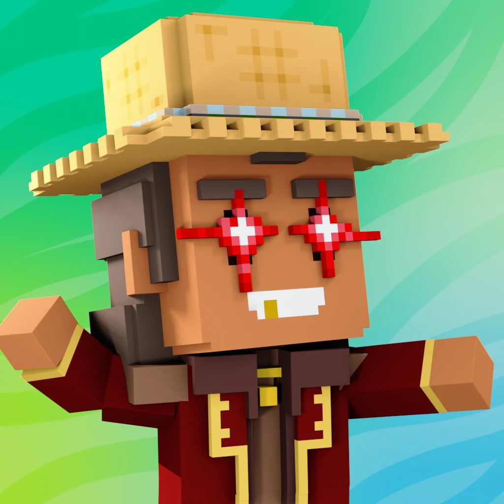 Pirate #514 voxel render