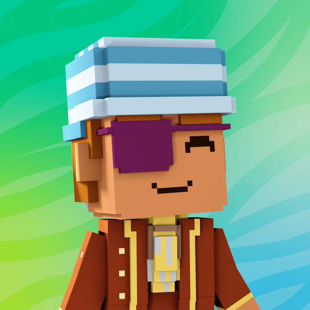 Pirate #5140 voxel render