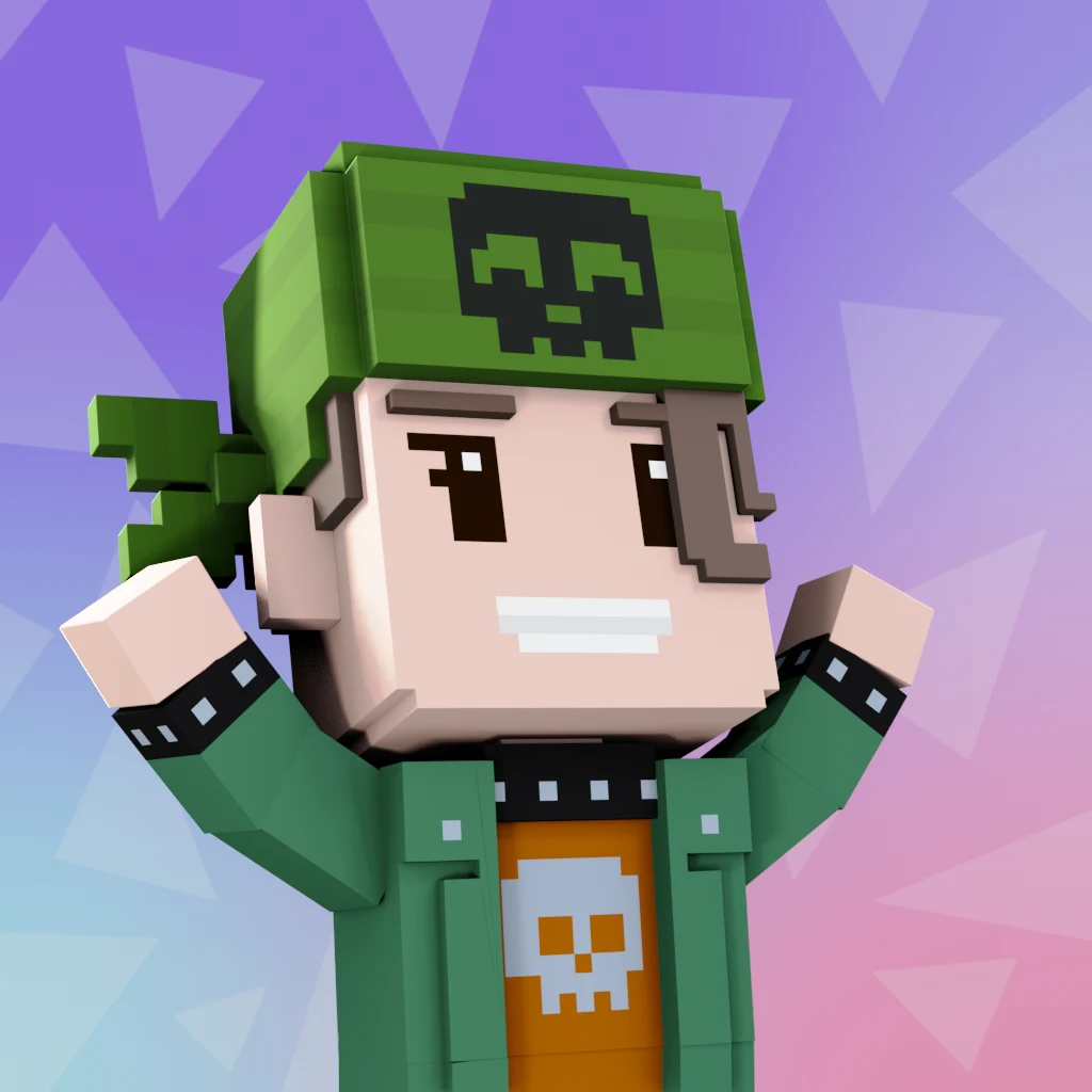 Pirate #5147 voxel render