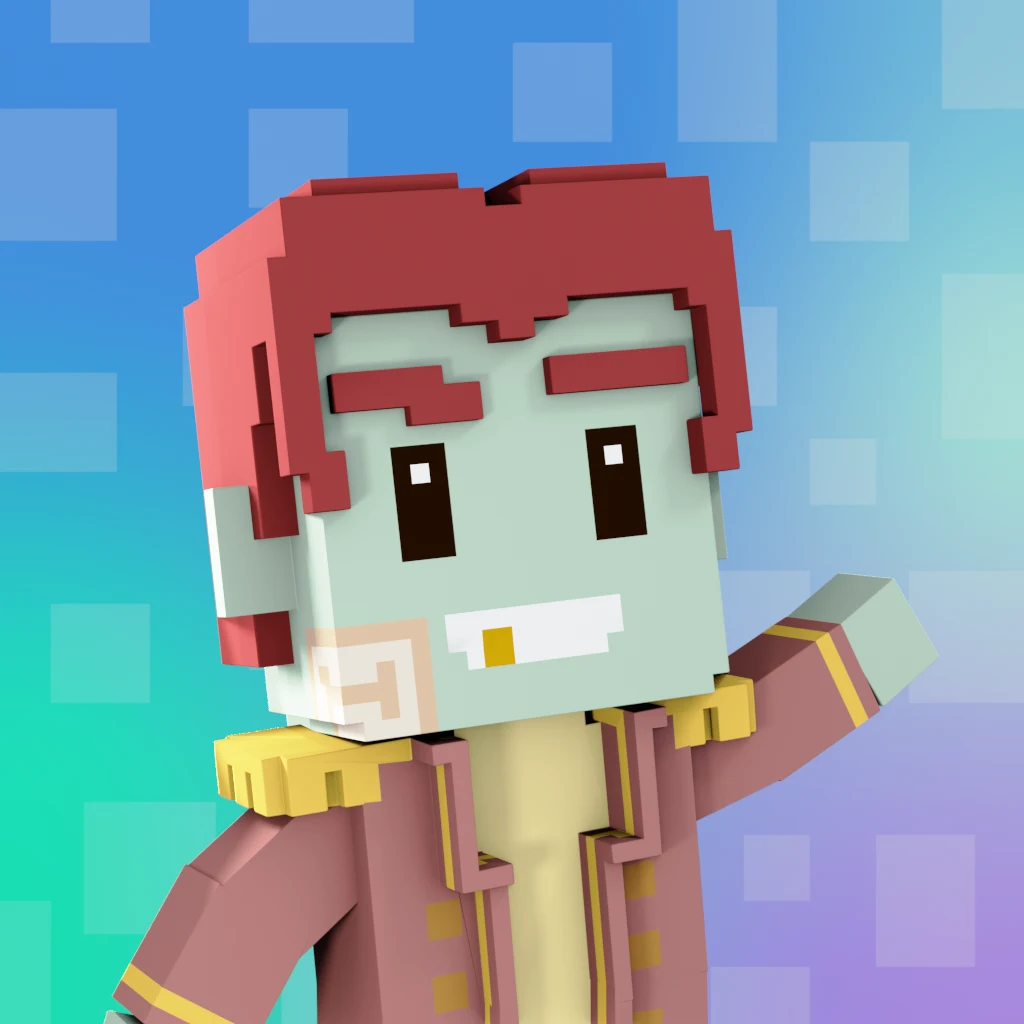 Pirate #5148 voxel render