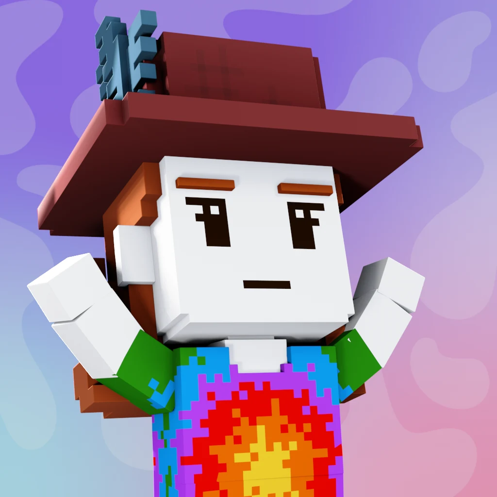 Pirate #5149 voxel render