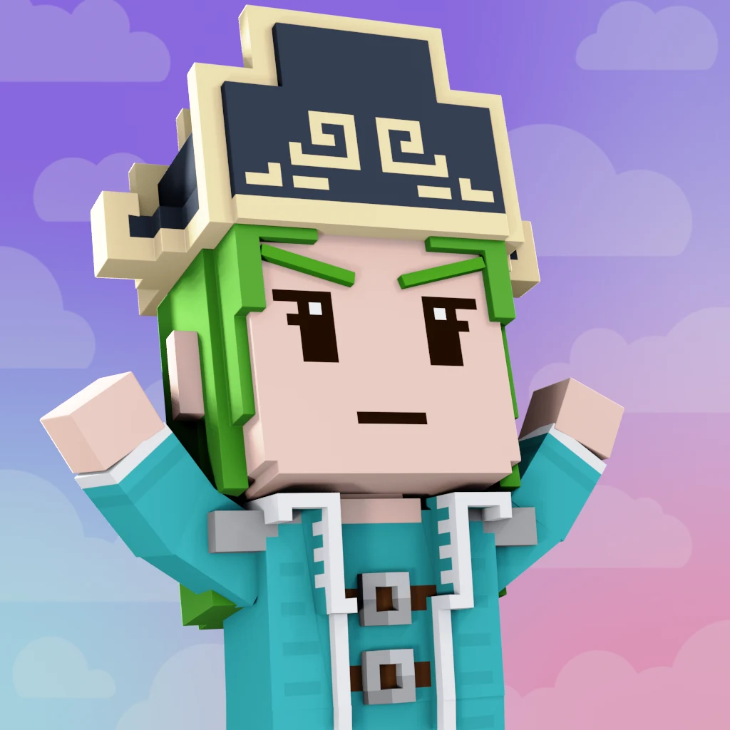 Pirate #515 voxel render