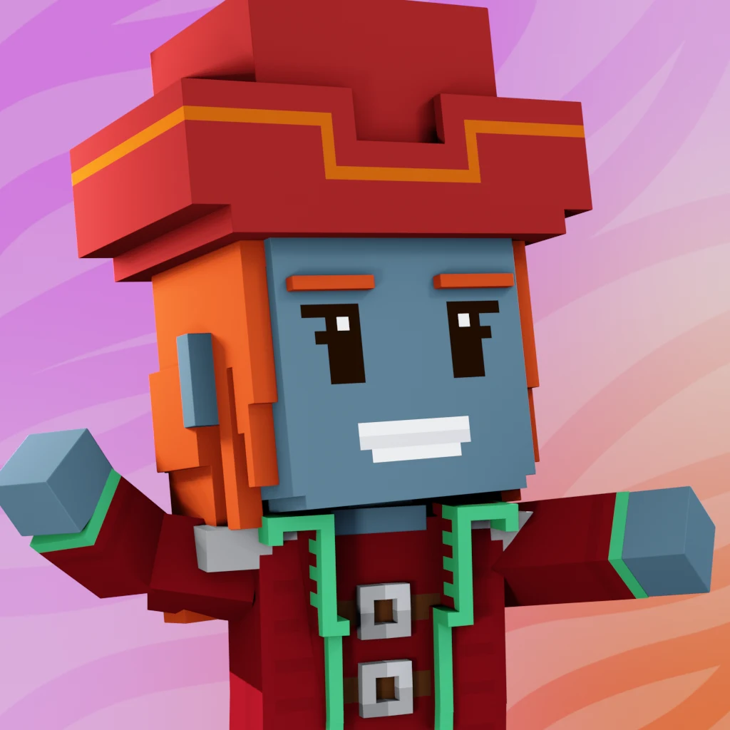 Pirate #5150 voxel render