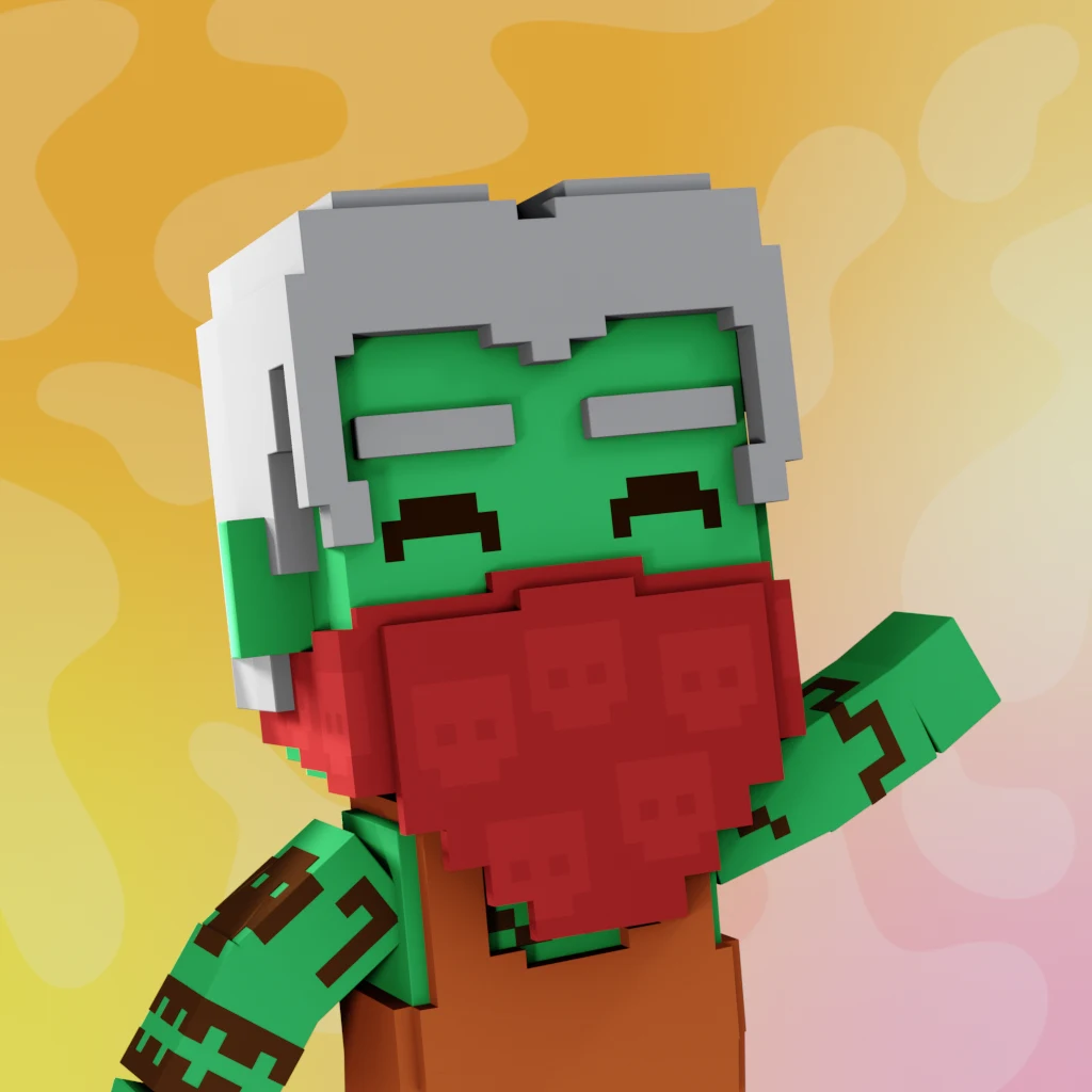 Pirate #5151 voxel render