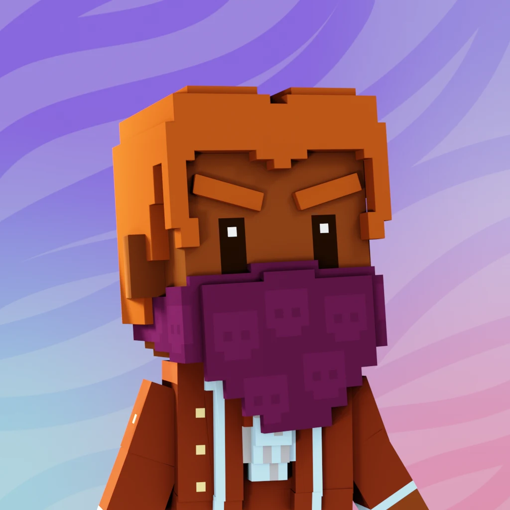 Pirate #516 voxel render