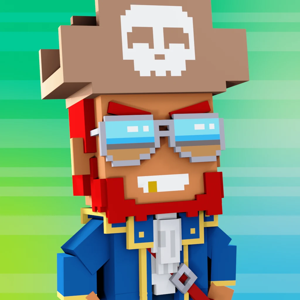 Pirate #5160 voxel render