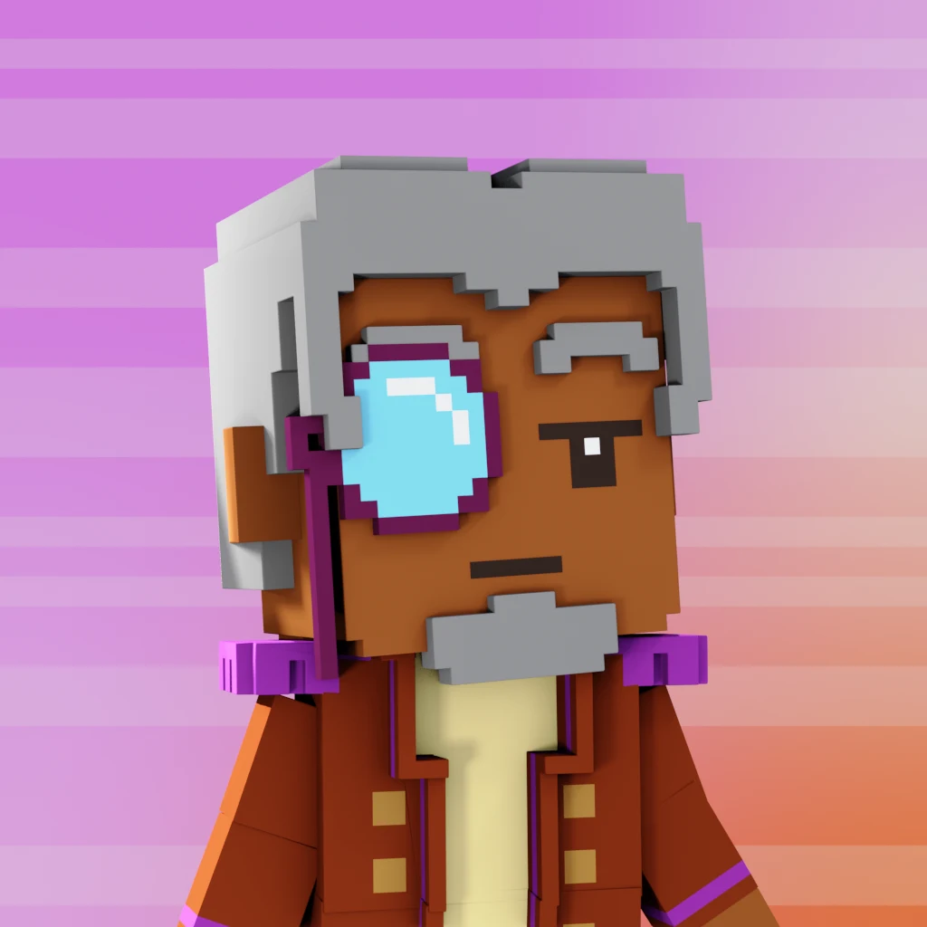Pirate #5166 voxel render