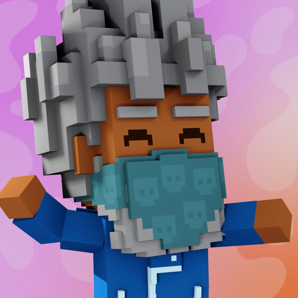 Pirate #5167 voxel render