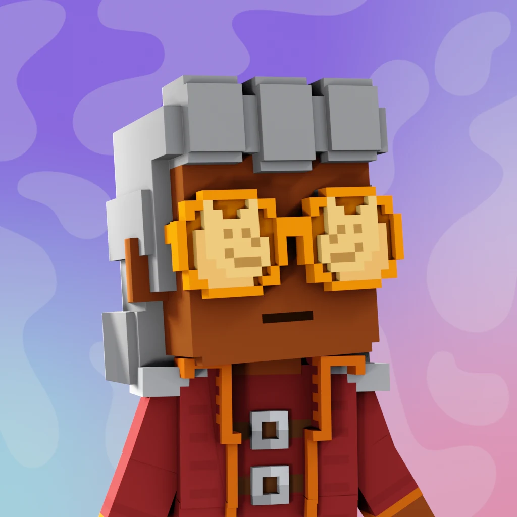 Pirate #517 voxel render