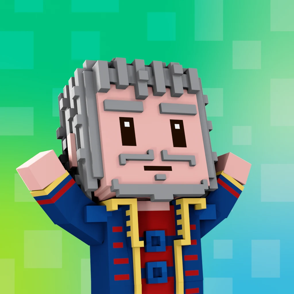 Pirate #5172 voxel render
