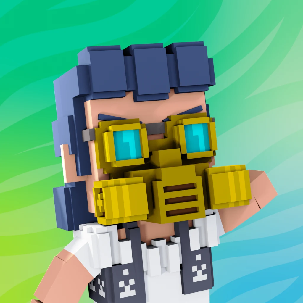 Pirate #5174 voxel render