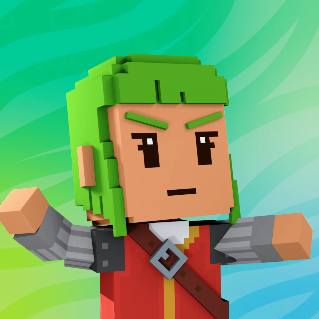 Pirate #5182 voxel render