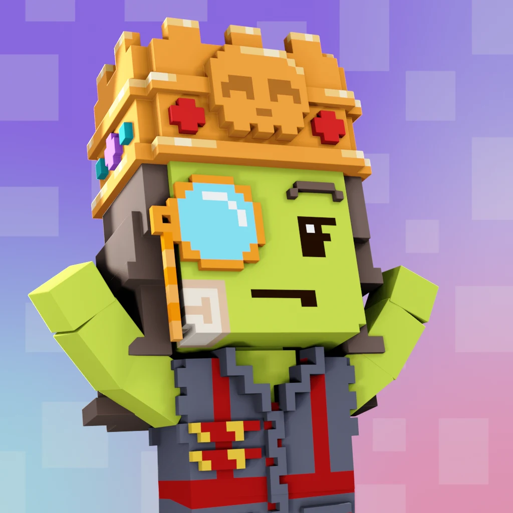 Pirate #5186 voxel render