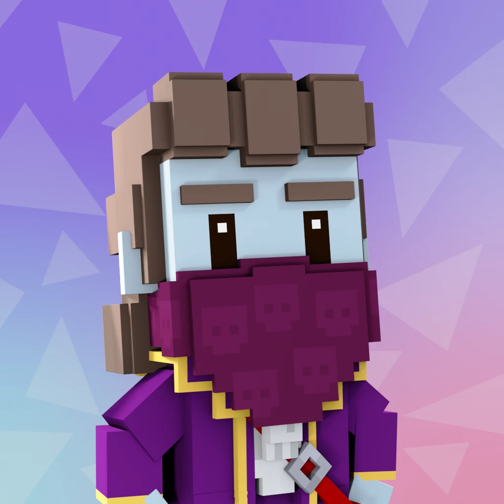Pirate #5187 voxel render