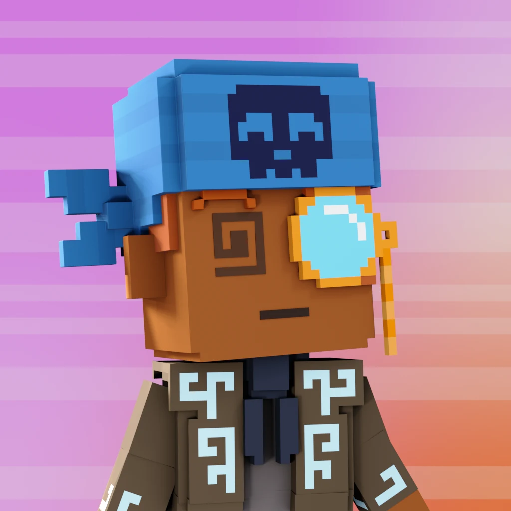 Pirate #5188 voxel render