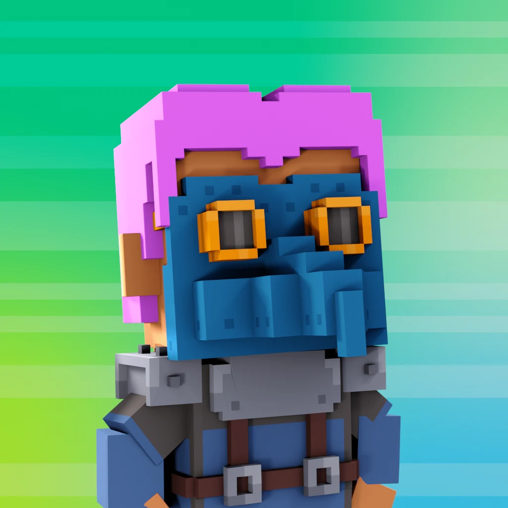 Pirate #5189 voxel render